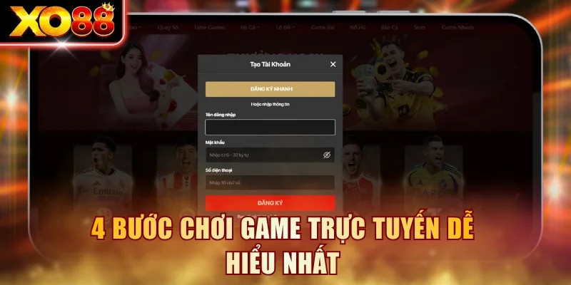 4 bước chơi game trực tuyến dễ hiểu nhất