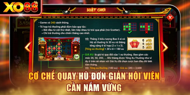 Cơ chế quay hũ đơn giản hội viên cần nắm vững